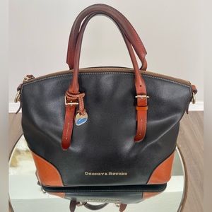 Dooney & Bourke Claremont Domed Satchel with Rainbow Interior